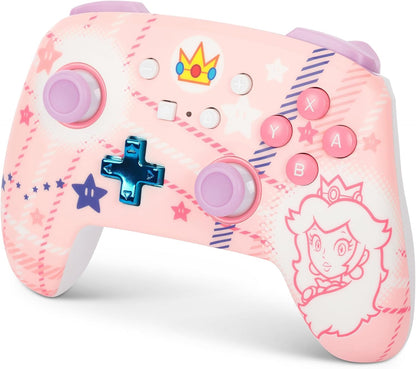 Manette sans fil pour Nintendo Switch - Plaid Princesse Peach