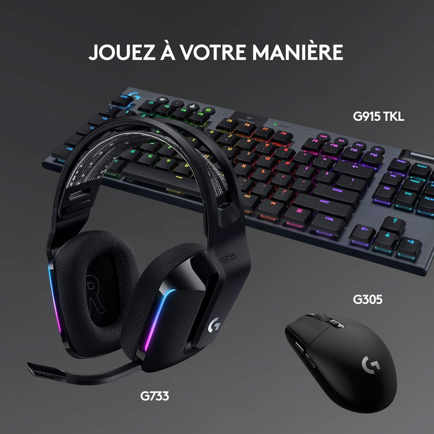 Logitech G733 Casque Gamer Sans Fil LIGHTSPEED