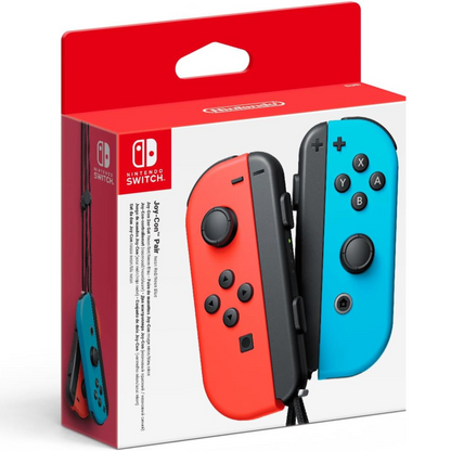 Paire de manettes Joy-Con - Gauche Rouge Néon et Droite Bleu Néon