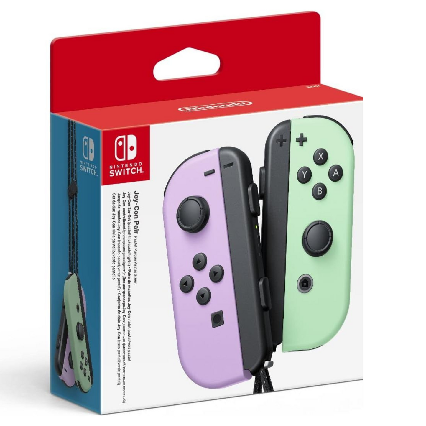 Paire de manettes Joy-Con - Gauche Violet Pastel et Droite Vert Pastel