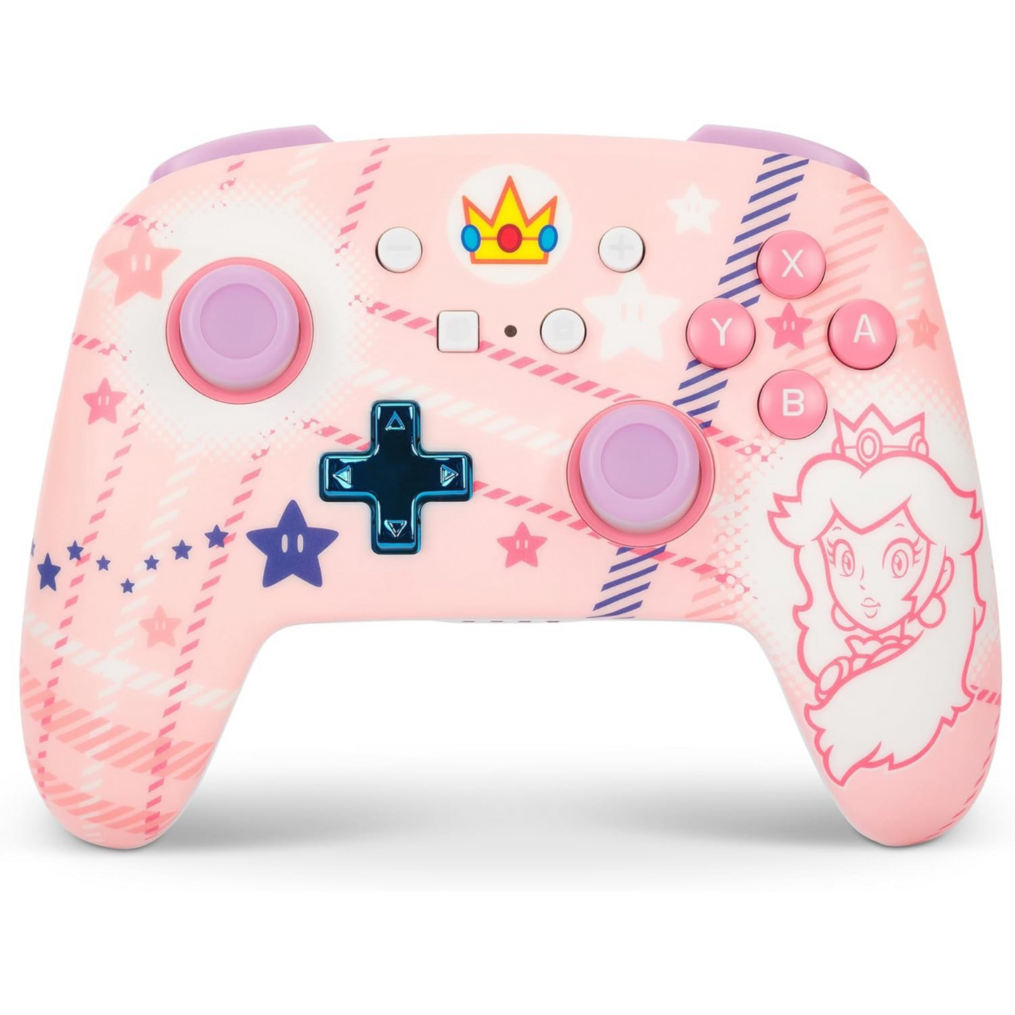 Manette sans fil pour Nintendo Switch - Plaid Princesse Peach