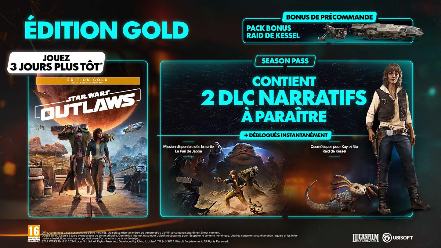 Star Wars Outlaws Edition Gold XBOX SERIES X